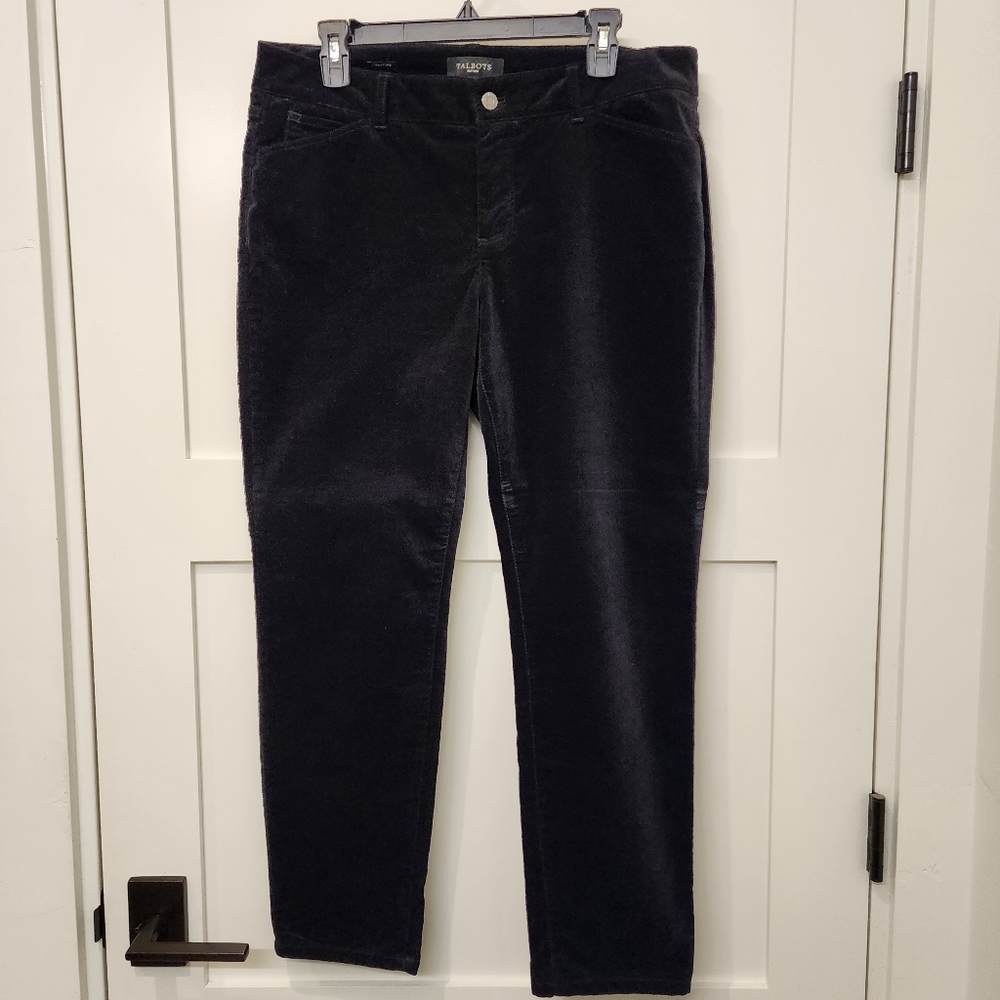 Talbots Black Corduroy Pants